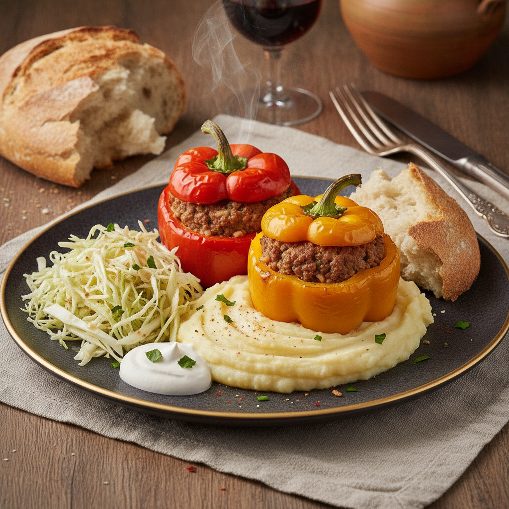 Stuffed Peppers (Punjena Paprika)